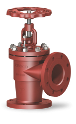 DUCTILE IRON PN10/16 ANGLE VALVE WITH BRONZE TRIM, SDNR