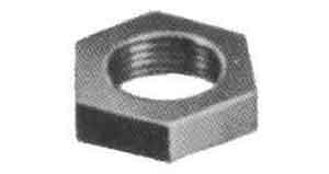 LOCK NUT MALLEABLE CAST IRON, GALV 1