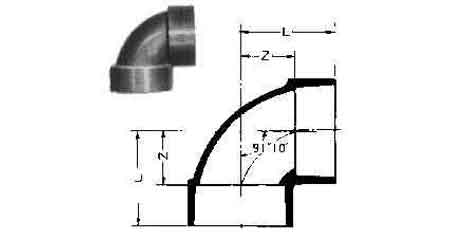 ELBOW PVC 90DEG SHORT RADIUS FOR DRAIN SIZE 50