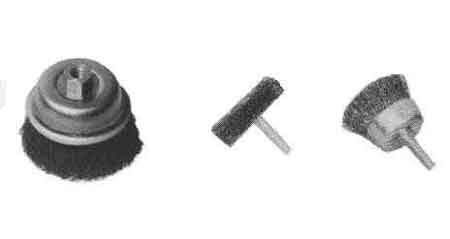 BRUSH WIRE WHEEL ODS50MM WITH 6MM ARBOR