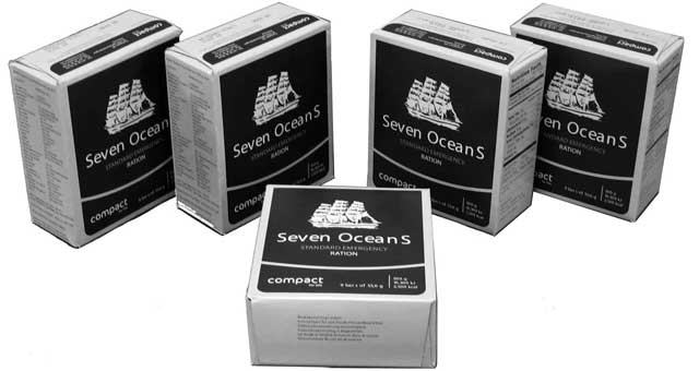 RATION SEVEN OCEAN 500GRM, APPROX.2,500KCAL(10,300KJ)