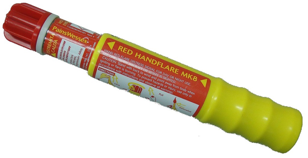 HANDFLARE PINPOINT RED MK-7 UK DOT P.W.SCHERMULY