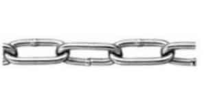 CHAIN S. STEEL HEAVY LINK, BODY DIAM 5MM 27 X 8.0MM