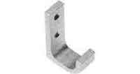 COAT HOOK C-TYPE ALUM ALLOY 18X62MM