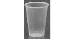 GLASS DISPOSABLE PLASTIC CLEAR 30CL CTN 1250'S