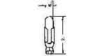 LAMP PILOT MINIATURE NH 28V 22MA 4.85X21MM