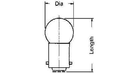 LAMP PILOT GLOBULAR CLEAR, BA-9S 30V 1W 11X23.5MM