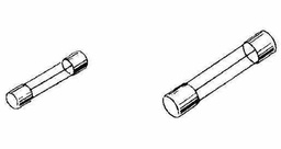 [793604] FUSE GLASS TUBE TYPE 125V, 0.4AMP DIA5.2XL20MM