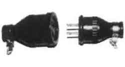 [794751] CONNECTOR CABLE WATERTIGHT 2-POLE 15A