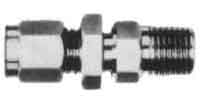 [1140062] CONNECTOR BULKHEAD MALE STAINLESS FLARELESS 10MMXPT1/4