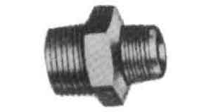 [1092901] NIPPLE HEXAGON REDUCING STEEL, THREADED 1/4X1/8 F/H.P. PIPE