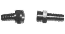 [1301] COUPLING AIR HOSE SCREW BRASS, 12MM HOSE END 1/4&quot; THREAD