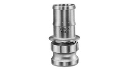 [1698] COUPLING CAM&amp;GROOVE S. STEEL, E PLUG W/HOSE END 1&quot;