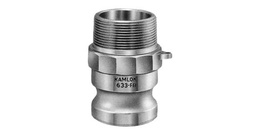 [1567] COUPLING CAM&amp;GROOVE ALUM ALLOY, F PLUG W/MALE THREAD 1&quot;