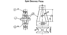 [299841560] SPLIT DISTANCE PIECE FOR 16MM MANILA ROPE