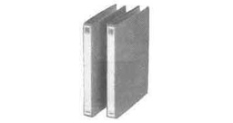 [470205] FILE HARD COVER W/ARCH HOLDER &amp;FASTENER A-4 &quot;SEMI-SMALL&quot;
