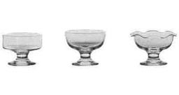 [170701] ICE CREAM DISH GLASS 95MM DIAM FLAT BOTTOM
