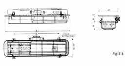 [791872] FL CEILING LIGHT W.T. W/GLOBE&amp; GUARD AC100/115V KAW202 20WX2