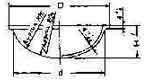 [792076] GLASS GLOBE FLANGE TYPE F175A