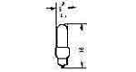 [790718] LAMP PILOT MINIATURE S5.5-0 28V 0.04A 5X16MM