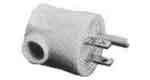 [792901] PLUG NON-WATERTIGHT 3PIN ANGLE TYPE-UB PHENOL RESIN