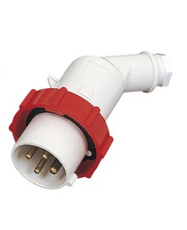 [792754] PLUG OFFSET W/TIGHT IEC 3P+E, AC380-415V/440-460V RED PI2-3B