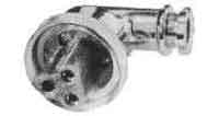 [792802] PLUG WATERTIGHT 3PIN ANGLE TYPE-1MB SYNTHETIC RESIN
