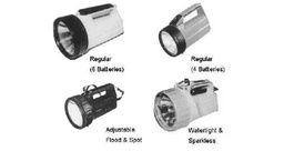 [792203] FLASHLIGHT STRONG ADJUSTABLE, FLOOD &amp; SPOT UM-1X4'S